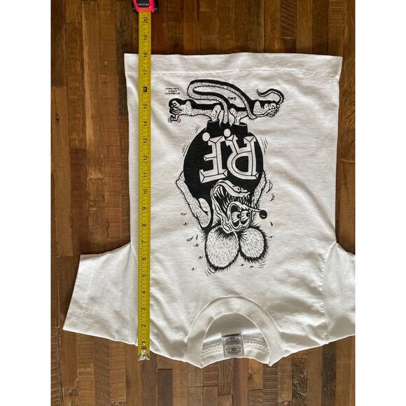 Rat Fink, Ed 'Big Daddy' Roth Vintage 1991 Baby/Cropped T-shirt - Picture 13 of 15